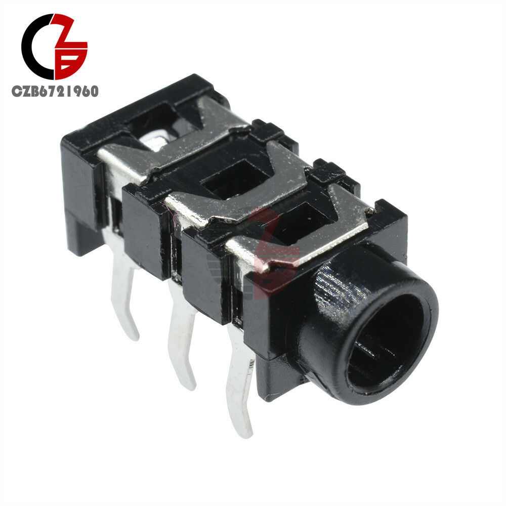 10Pcs 3.5mm Stereo Headphone 5Pin Audio Jack Earphone Socket