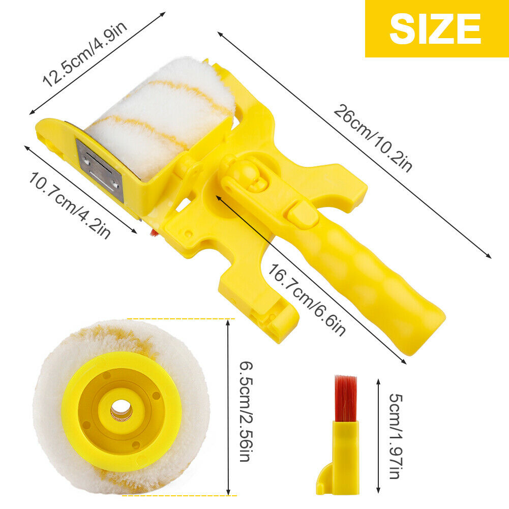 Paint Edger Roller Runner Pro Handle Brush for Home Room Wall Ceilings Too Hot