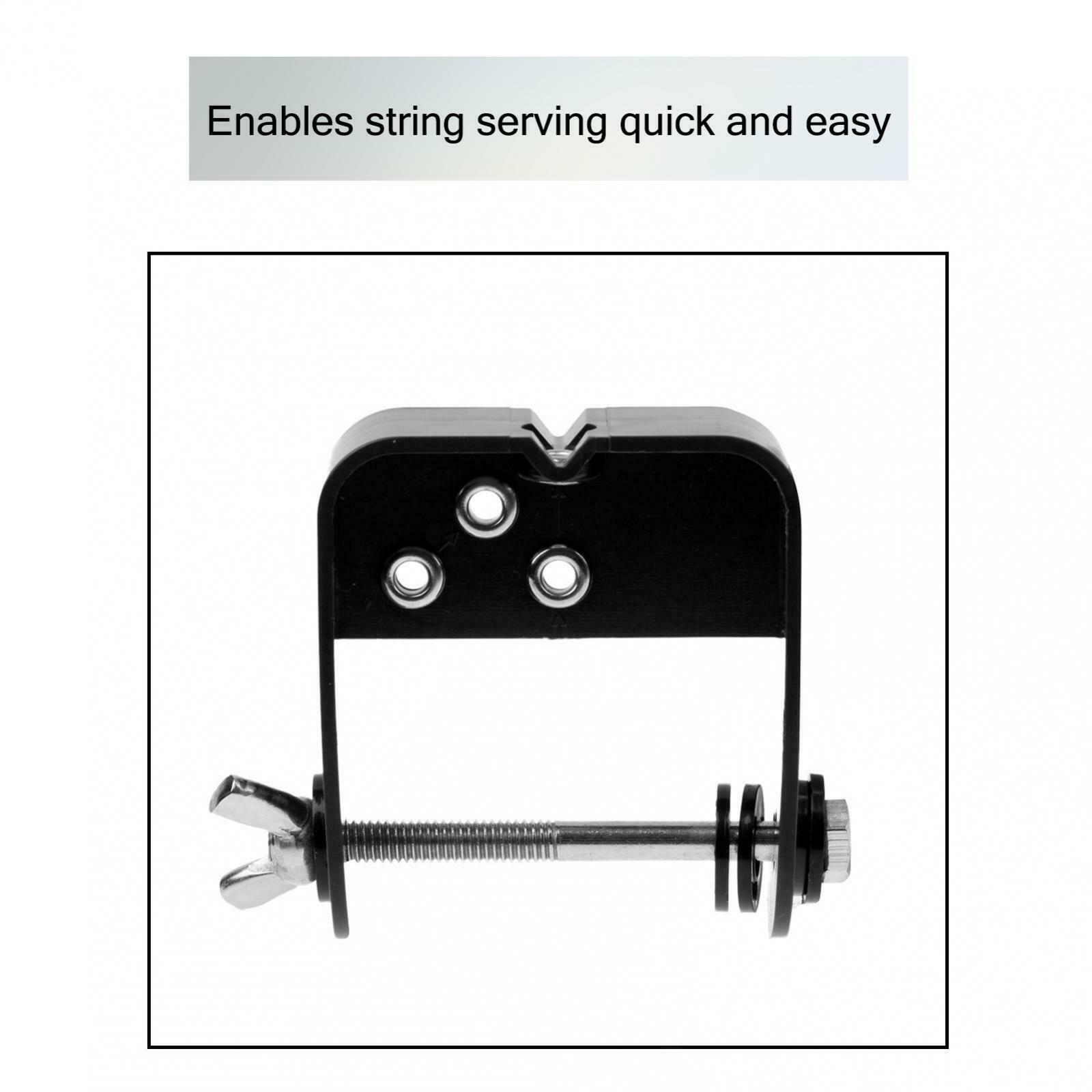 Archery Bow String Serving Jig Tool with 2 Rolls Bow String Serving Thread