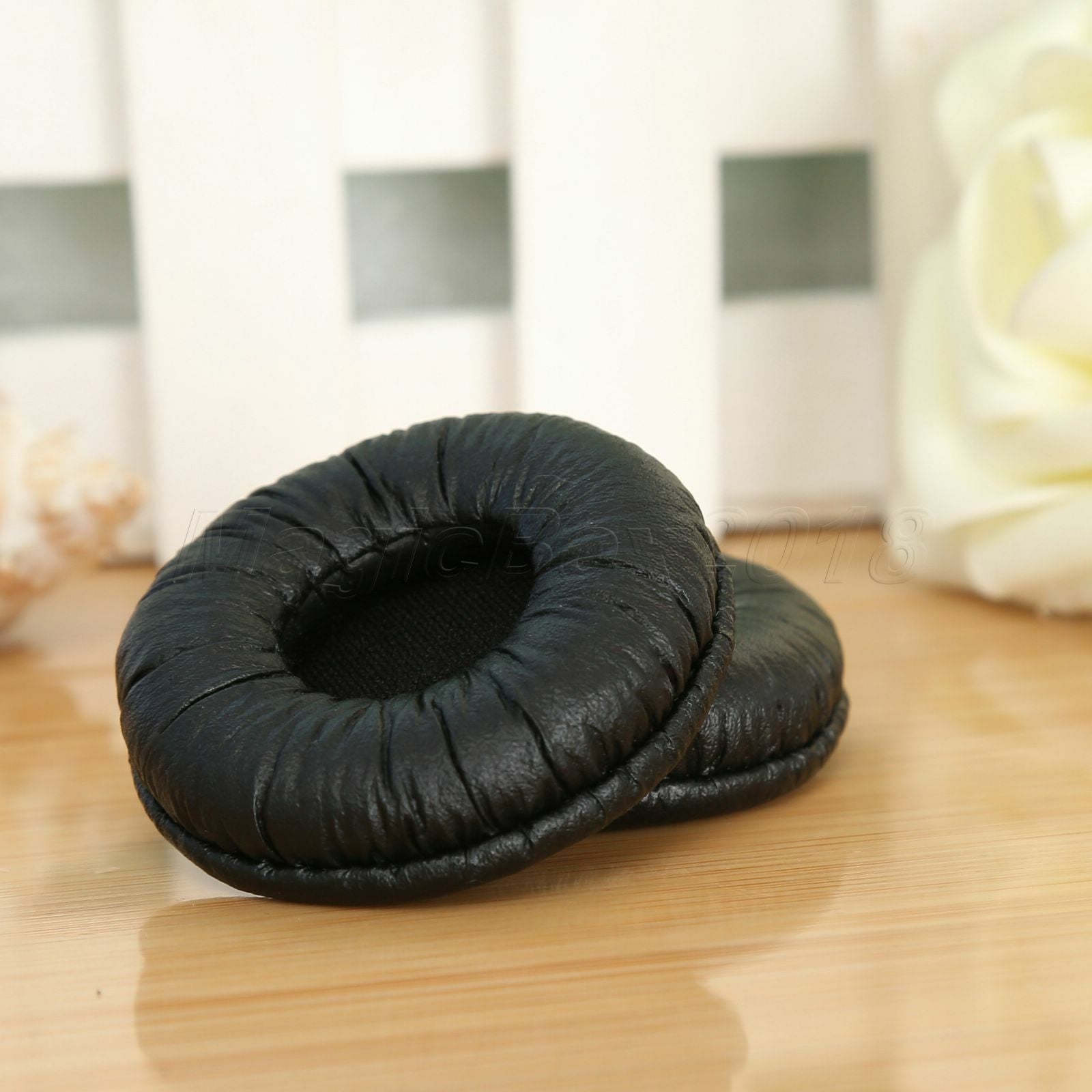 2 Pairs 45 mm 1.77" Ear Pads Cushion Replacement Cover for Headphone Headsets