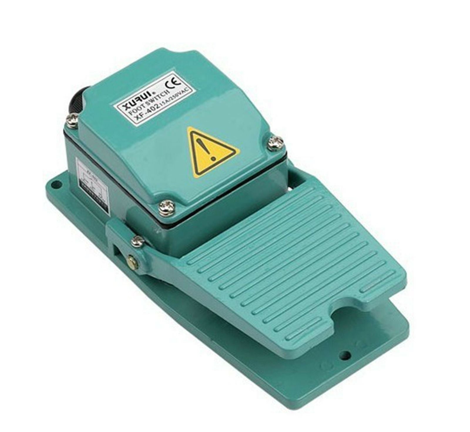 (1) XF-402 Treadle/Foot Pedal Switch 15A/250VAC 1C Waterproof Grease Proofing
