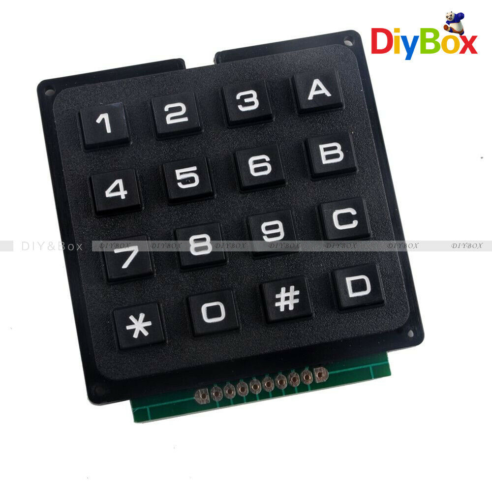 4X4 MATRIX ARRAY MOMENTARY 16 KEY SWITCH KEYPAD KEYBOARD MODULE FOR ARDUINO