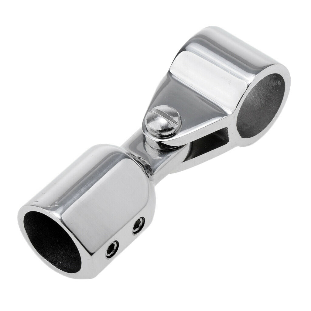 (22mm) Marine Stainless Boat Bimini Top Deck Hinge With Quick Release Pins