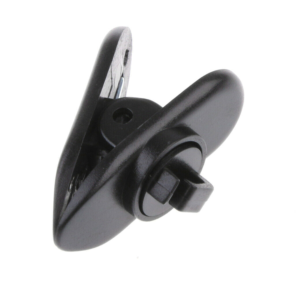 10x Earphone Lavalier Mic Tidy Cable Lapel Nip Clip holder Organizer Black