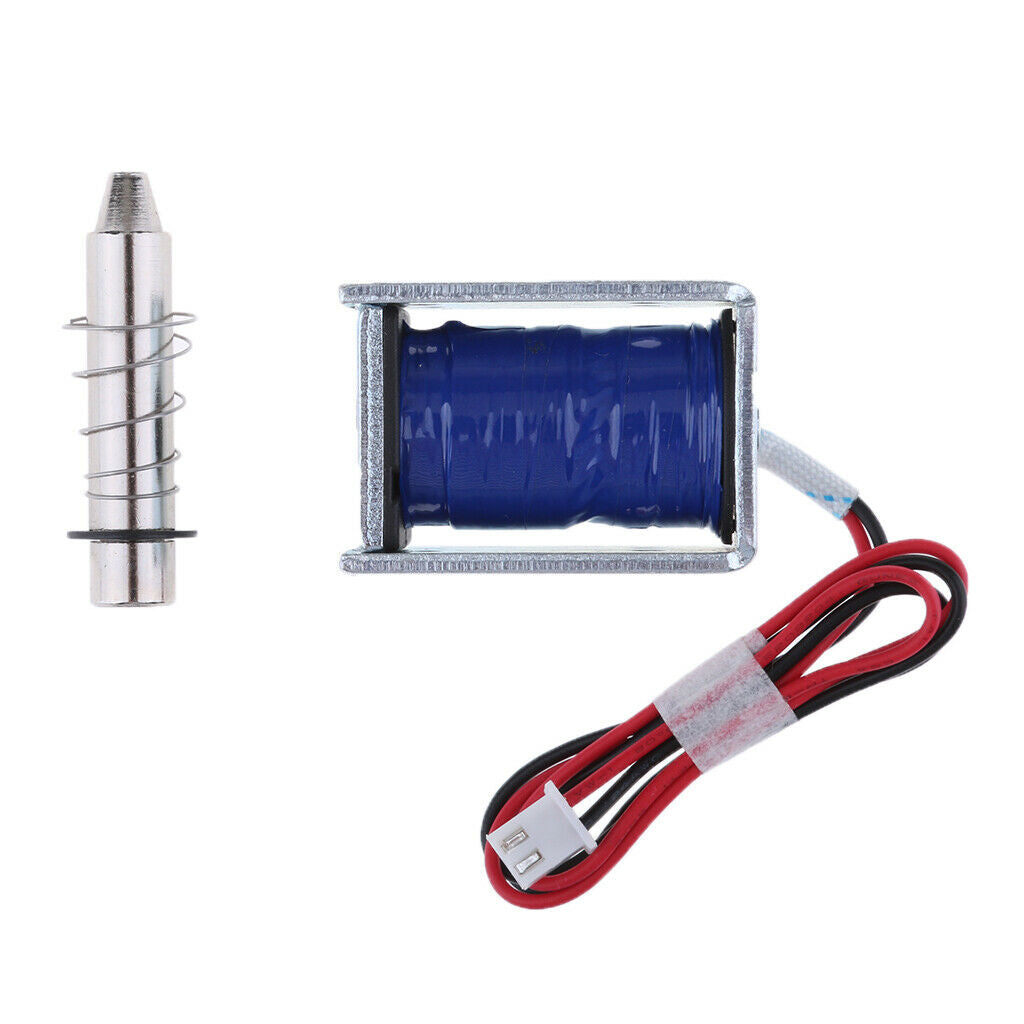 Electric Magnetic Solenoid Lock DC 12V/2A for Door Gates Cabinet Drawer