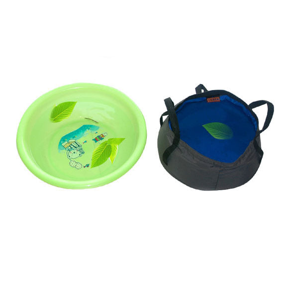 Portable 8.5L Folding Washbasin Bucket Wash Basin Foldable Camping Water Pot New