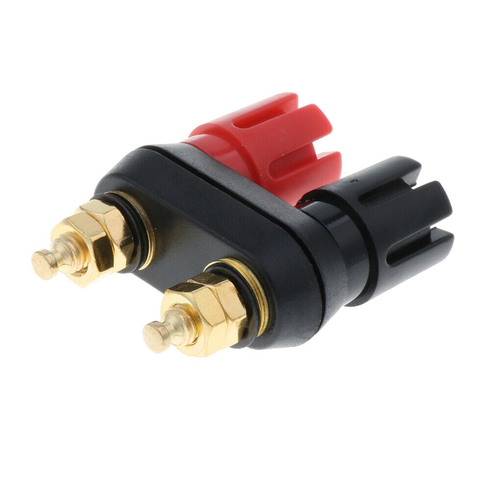 Terminal Binding Post Power Amplifier Dual 2-way Banana Plug Jack