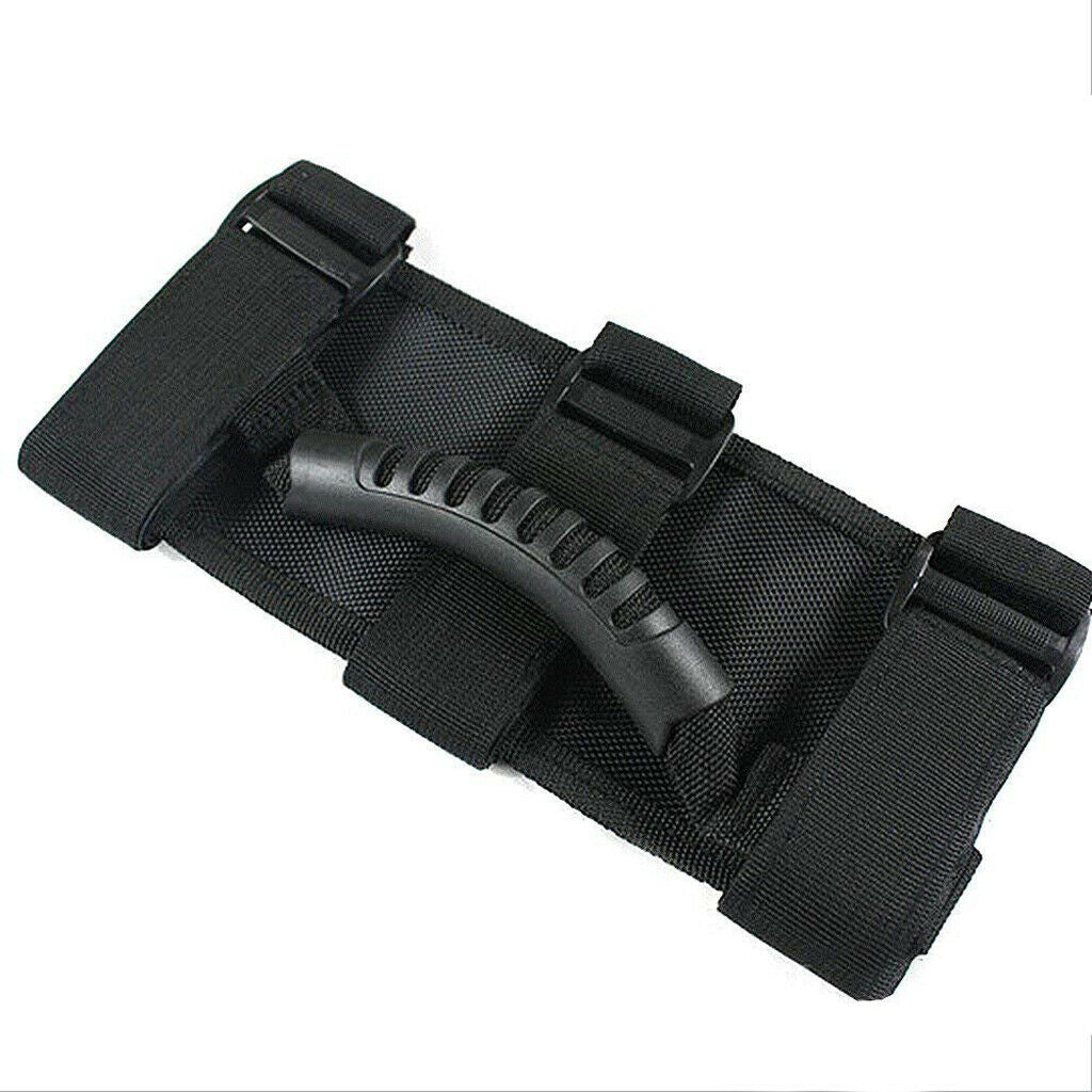 2x Roll Bar Grab Grip Handles Black for Jeep Wrangler YJ TJ JK JKU 1987-2018