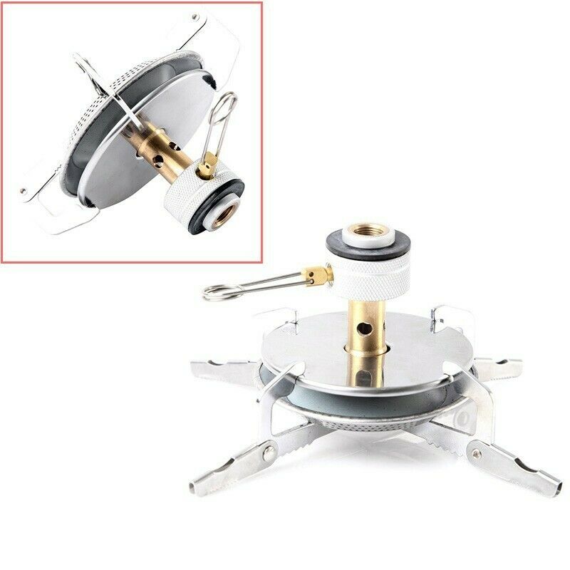Mini Camping Picnic BBQ Gas Stove Furnace Butane Burner Cookware