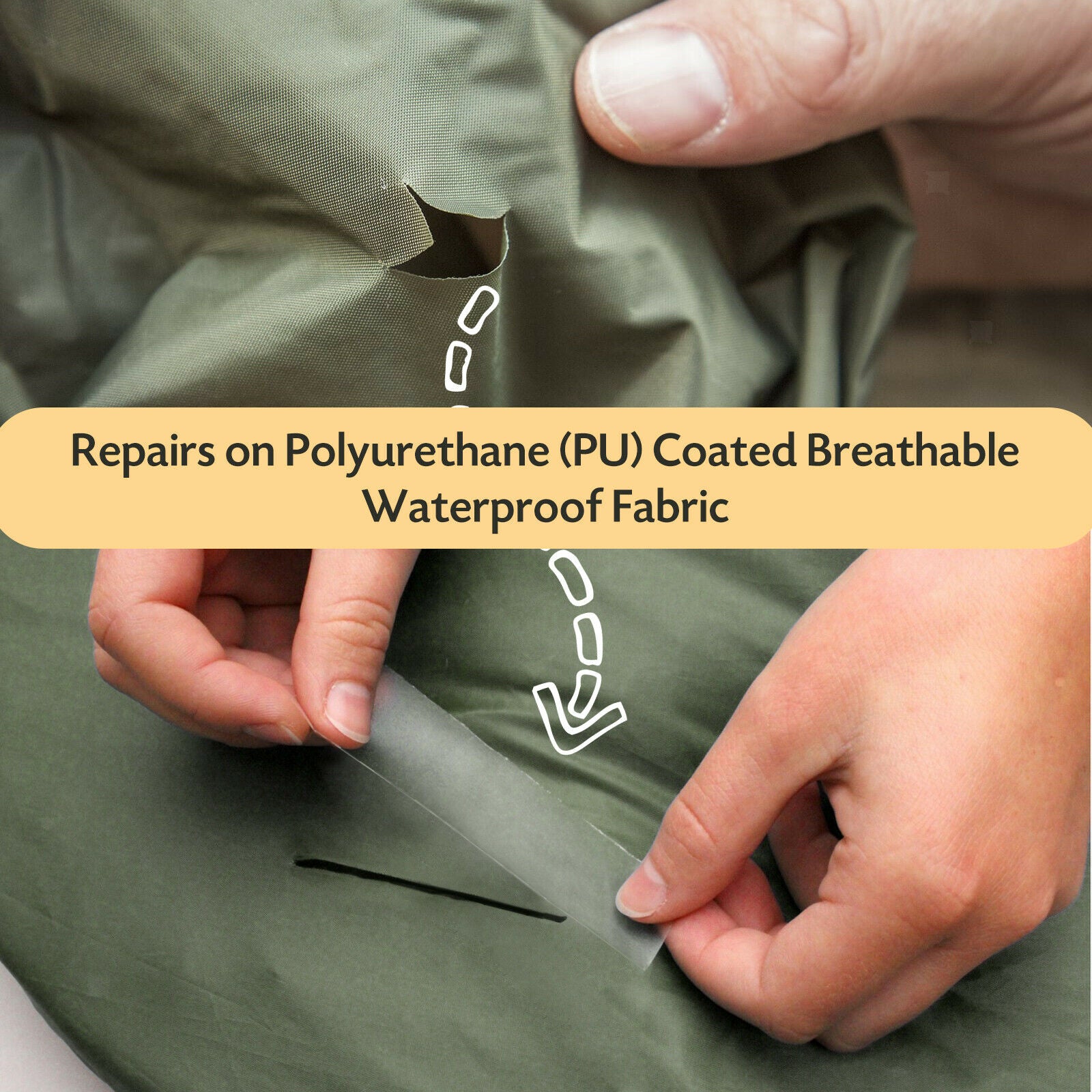 4 Pack Adhesive Waterproof Seam Sealing Tape Repair Tape for Tent Repair