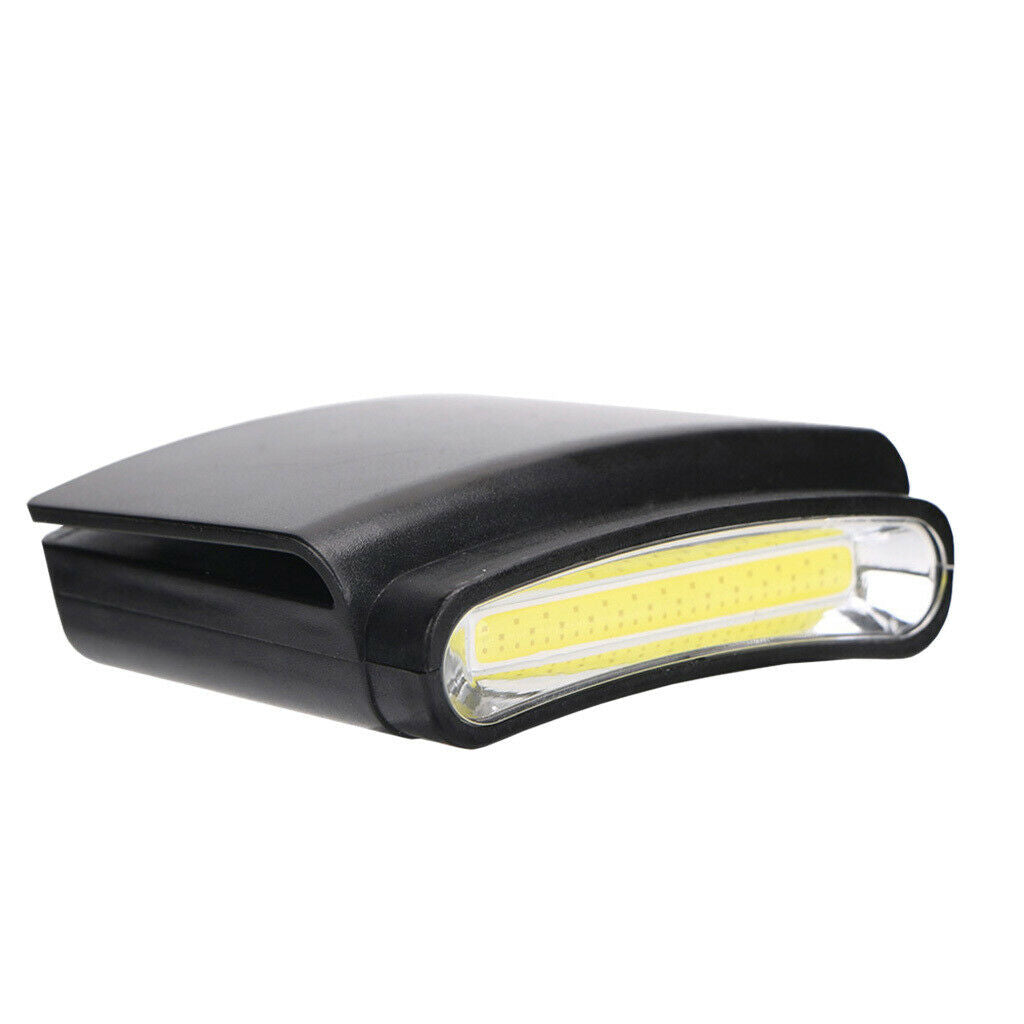 Outdoor Clip On COB LED Visor Light Battery Powered Hands Free Headlamp