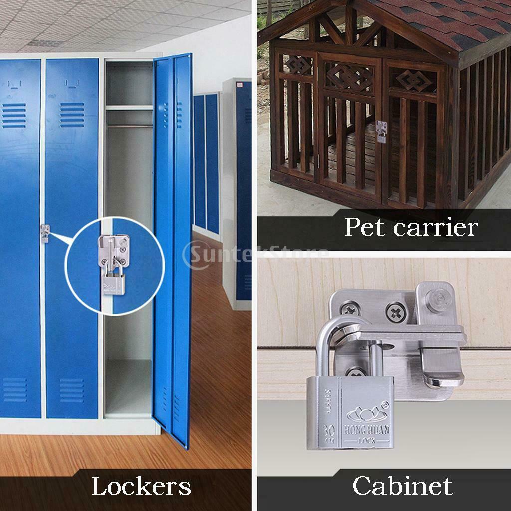 4Pcs Door Latch Lock Door Security Right Open Indoor Outdoor for Cupboard Drawer