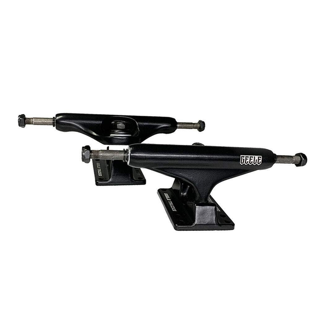 Pack of 2 Lightweight Skateboard Truck Durable Longboard Trucks 7cm Black