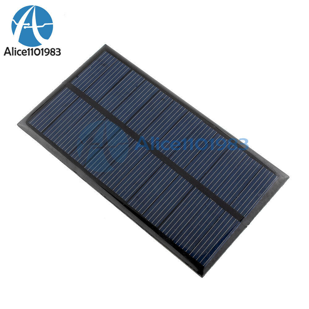 2PCS 6V 1W Solar Panel Module DIY For Light Battery Cell Phone Toys Chargers