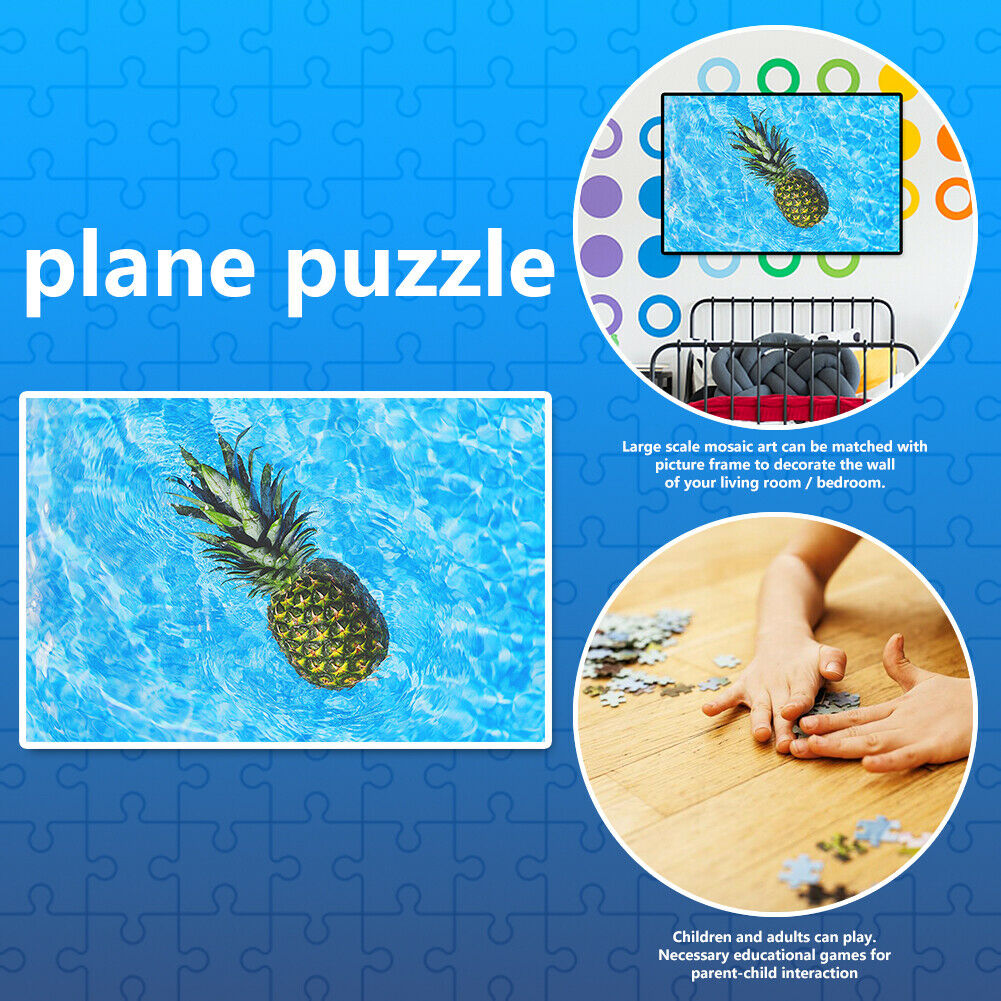 1000 Pieces Paper Jigsaw Puzzles Sea Pineapple Assembling Picture Kit Craft @