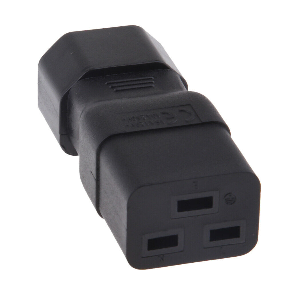 C14 to C19 Connector IEC 320 Male to Female Power Plug Adapter Converters