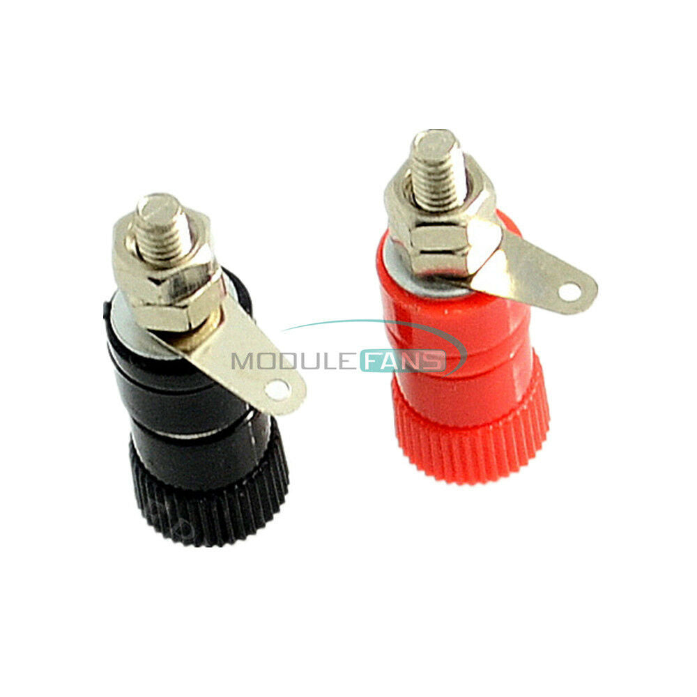 4PCS 4mm Banana Plug Jack JS-910B Socket Female Binding Post for Speaker Audio