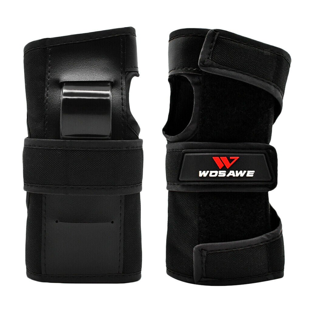 Kids Skating Wrist Pads Guard Boys Girls Junior Skateboard Wrist Guard Black