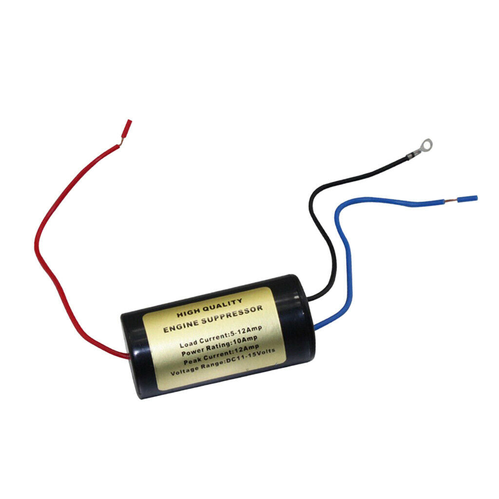 12Amp Audio CB/Radio Noise Power Filter Suppressor Stereo Audio NEW