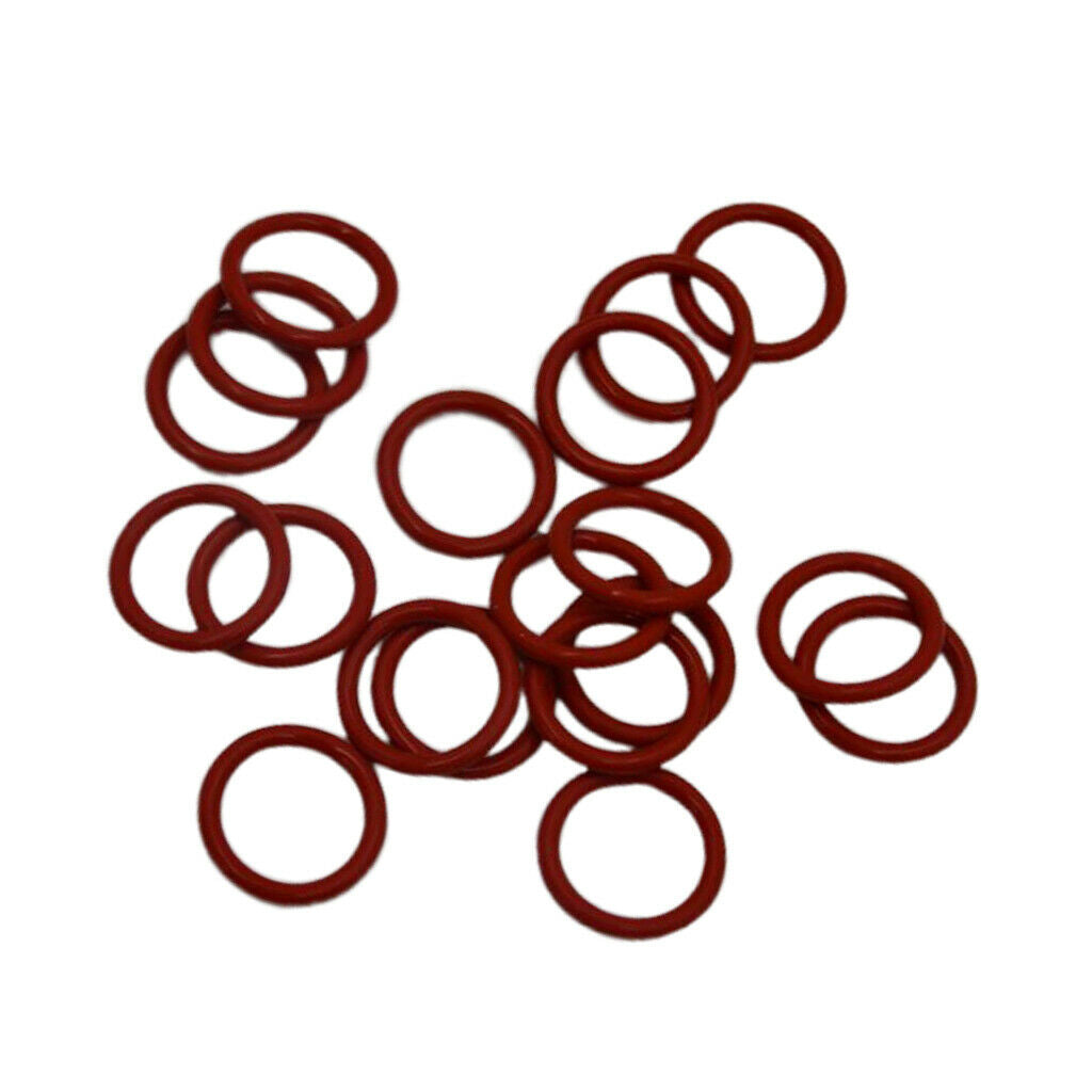 20x Orange Silicone Tube Damper Silicone Rings For 12AX7 12AU7 12BH7 EL84