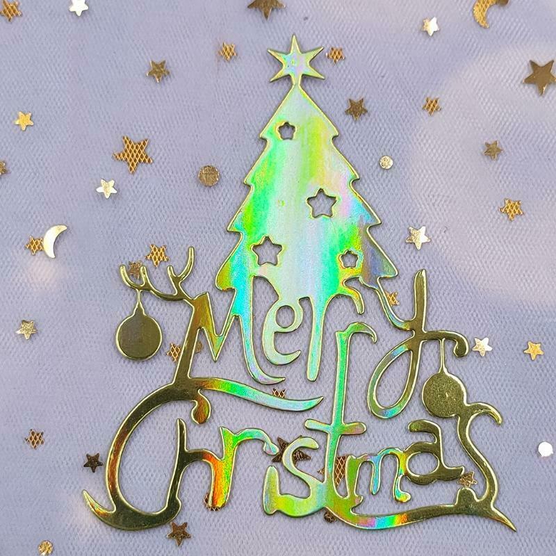 Merry Christmas Tree Metal Cutting Dies Stencil DIY Scrapbook Album Paper Card