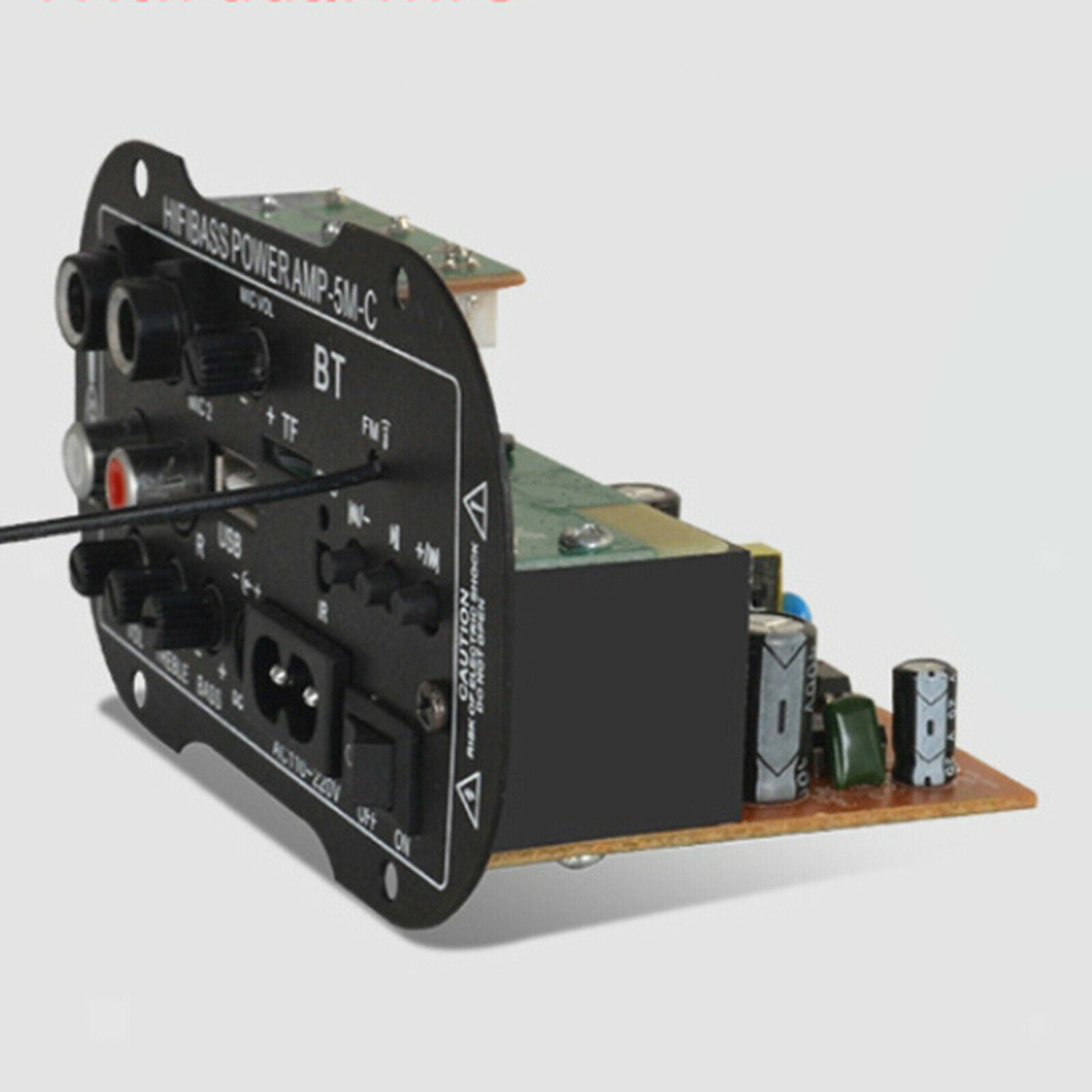Digital Bluetooth Amplifier Board Mini 12V Stereo Subwoofer Broadcast Sound
