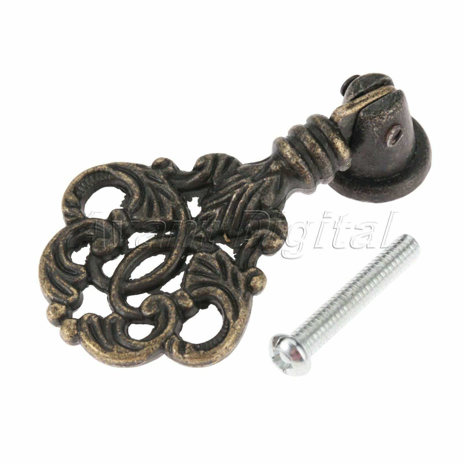 Zinc Alloy Cupboard Wardrobe Door Handle Kitchen Cabinet Drawer Drop Pull Knob