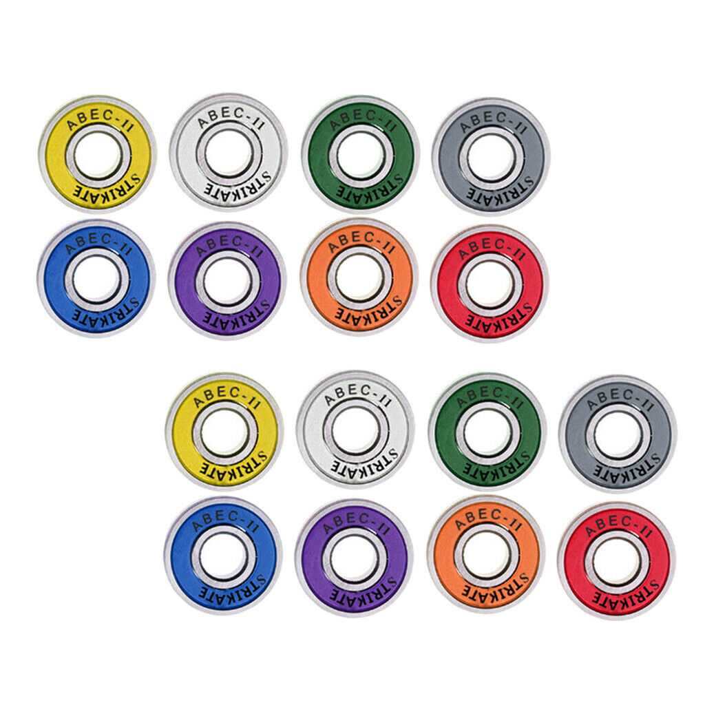 16Pcs Frictionless Abec 11 Skateboard Bearing Rolling Bearings Bearing