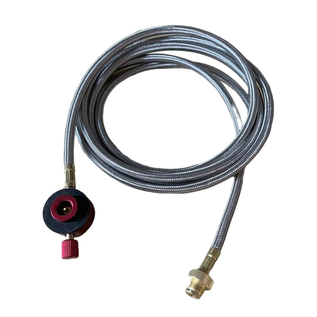 Gas Stove Adjustable Adapter Hose Flat Tank Furnace Connector Backpacking