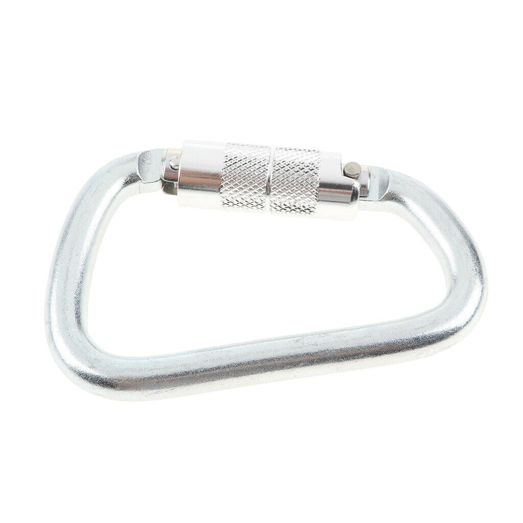 40KN/8800lbs Heavy Duty Auto Locking Rock Climbing Carabiner Mountaineering