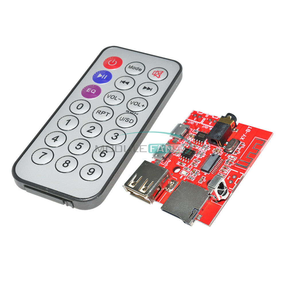 3.0/4.0/4.1 MP3 Bluetooth Decoding Board Car Speaker Refit With Remote Control