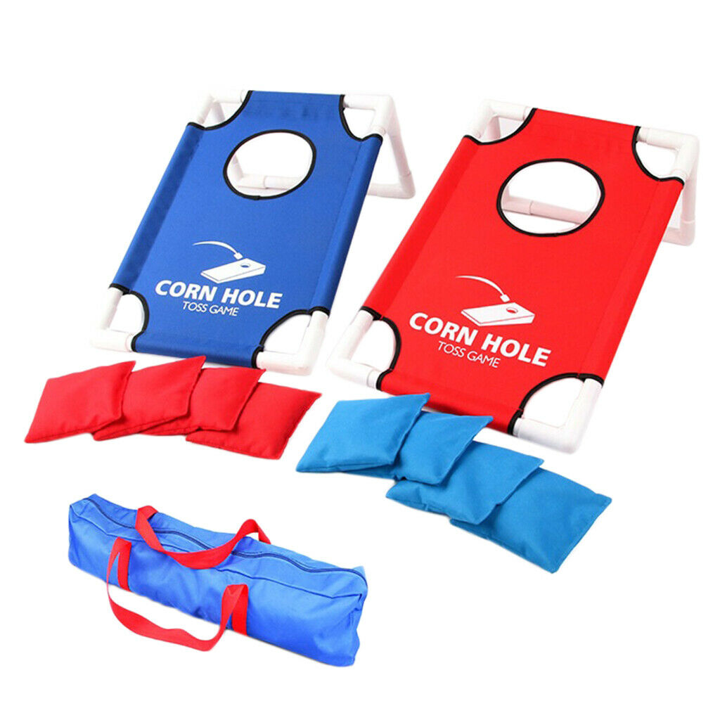 Portable Cornhole Board Beanbag Throwing Throwing Game Set with Carrying Bag