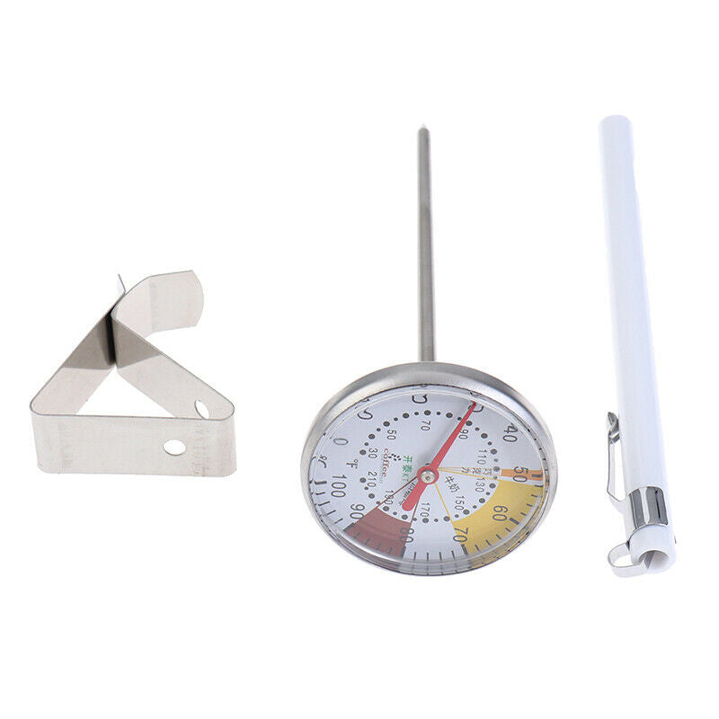 0-100 Degree Food milk coffee Stainless Steel Thermometer Measuri.l8
