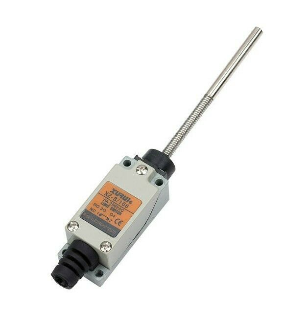 (1) XZ-8/168 NO+NC Micro Limit Switch SPDT Metal End Flexible Spring Rod Type