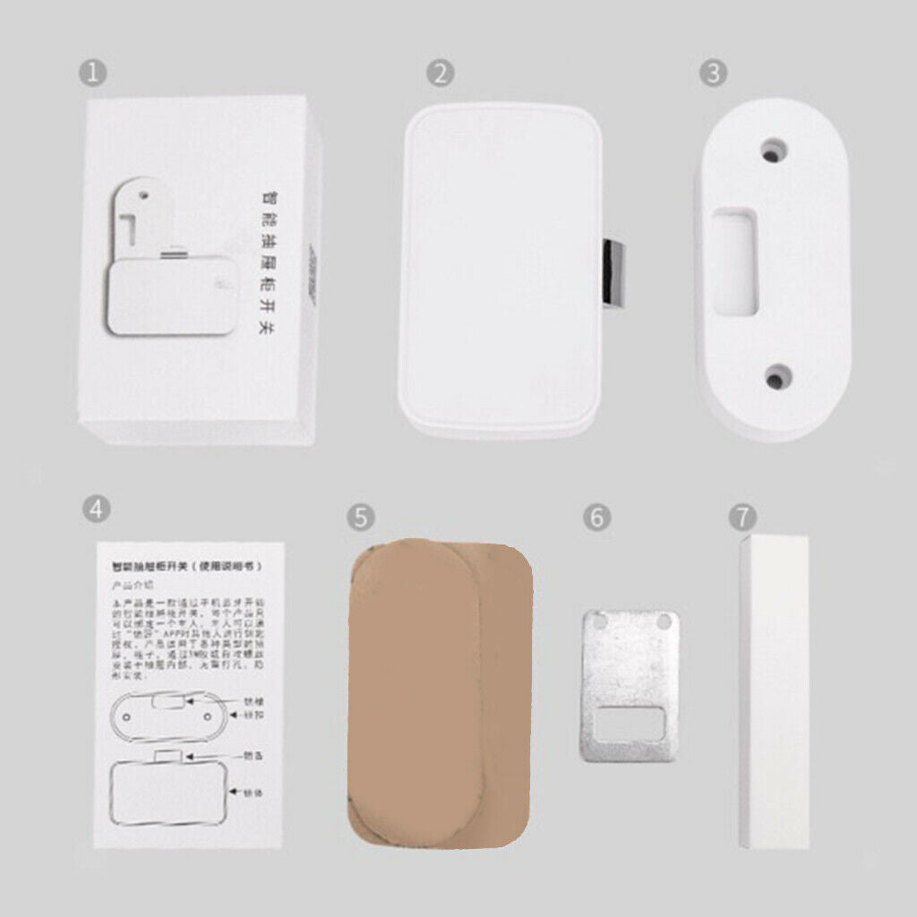 Smart Drawer Cabinet Lock Keyless Bluetooth  Anti-theft Device for Kids