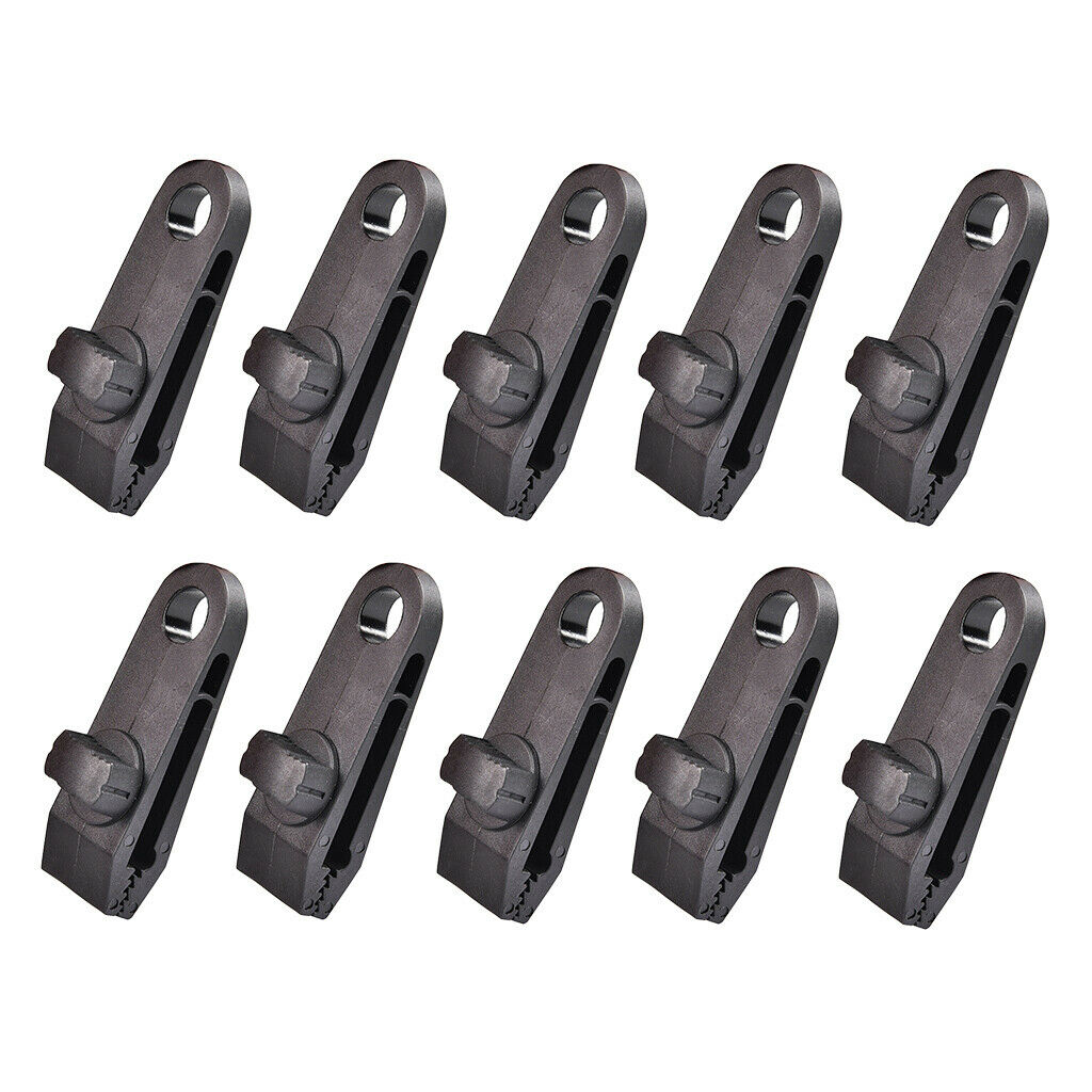10 lot Tarp Clips for Outdoor Camping Caravan Canopies Swimming Pool Covers