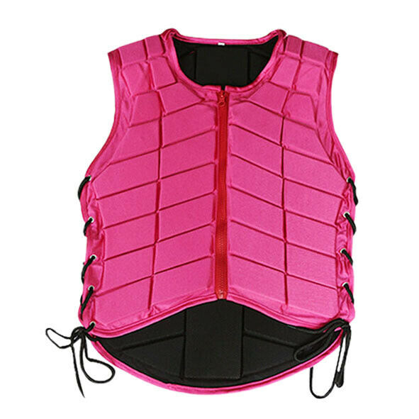 Safety Horse Riding Vest Equestrian Body Protector Waistcoat Kids Pink M Coat