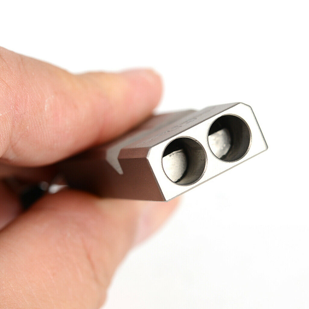 High Pitch Emergency Whistle Double Tube Loud for Hiking Dog Training