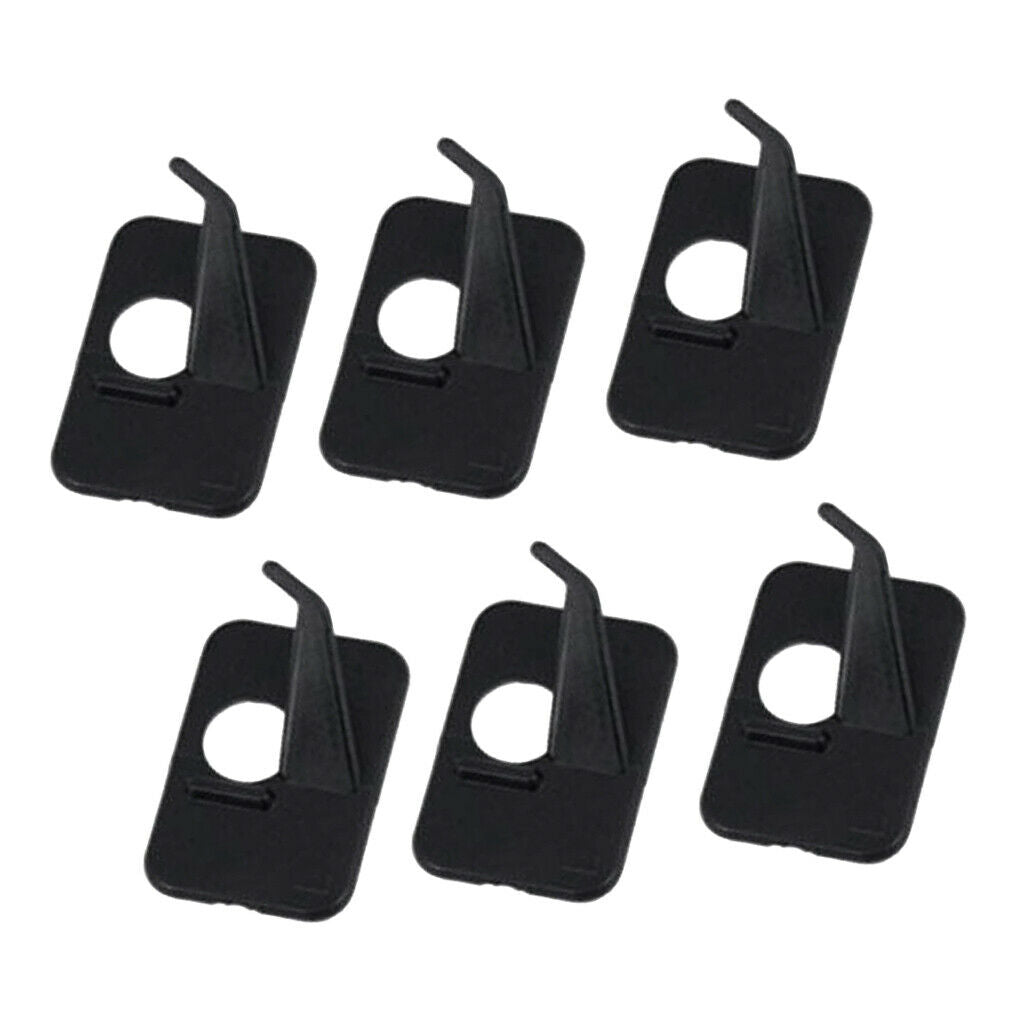 6Pieces Plastic Archery Recurve Rests Targeting Bow Rest for Left Hand