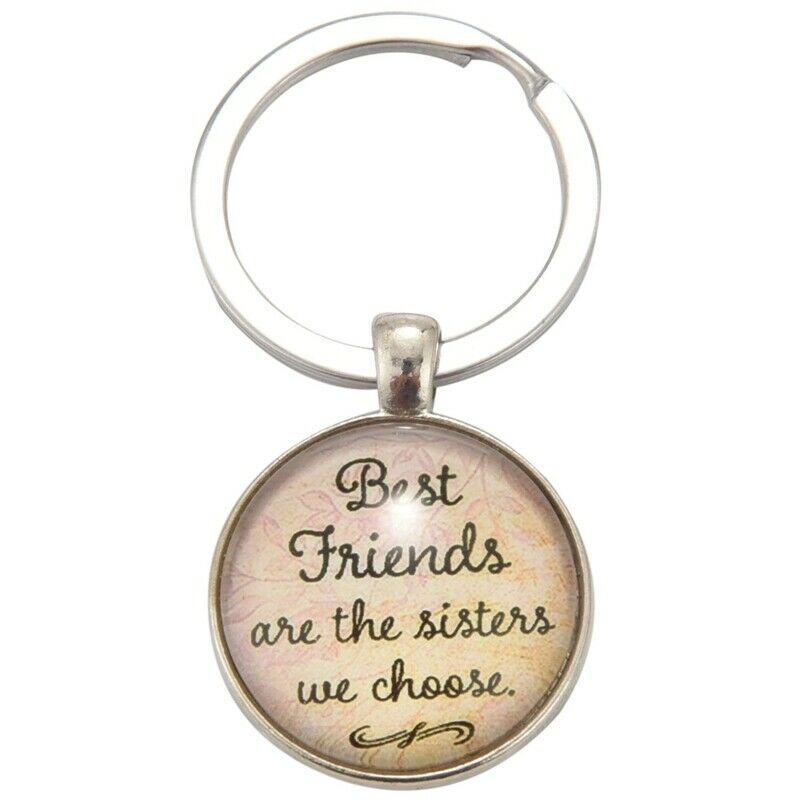 "Best Friends Are The Sisters We Choose"Friendship Creative Keychain for FrienF1