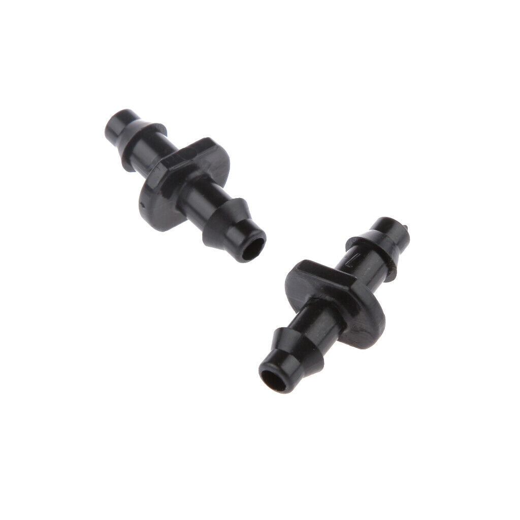 Connector Grooved Double Connection Black For Agriculture Lawn Garden Patio