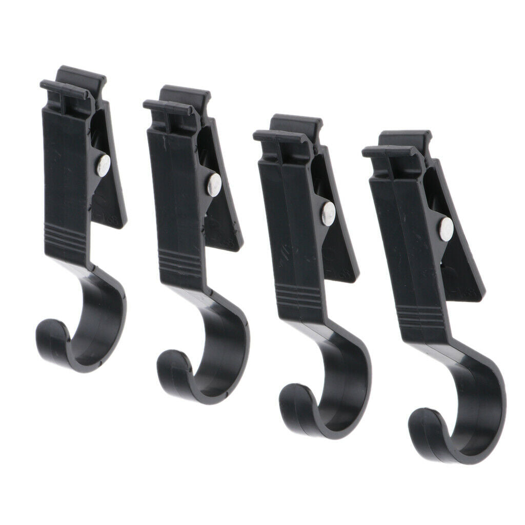 4 Pieces Outdoor Camping Awning Tent Clips Clasp Towels & Cups Hanging Hooks