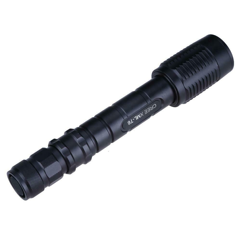 4000 Lumen Zoomable CREE XML T6 LED 18650 Flashlight Focus Torch Lamp @