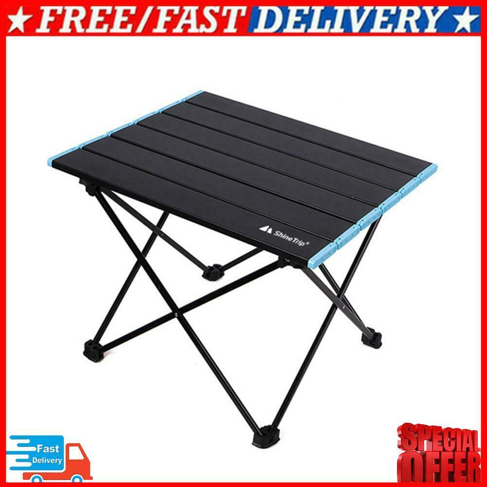 Outdoor Camping Folding Table Aluminum Alloy Portable Picnic BBQ Desk Small