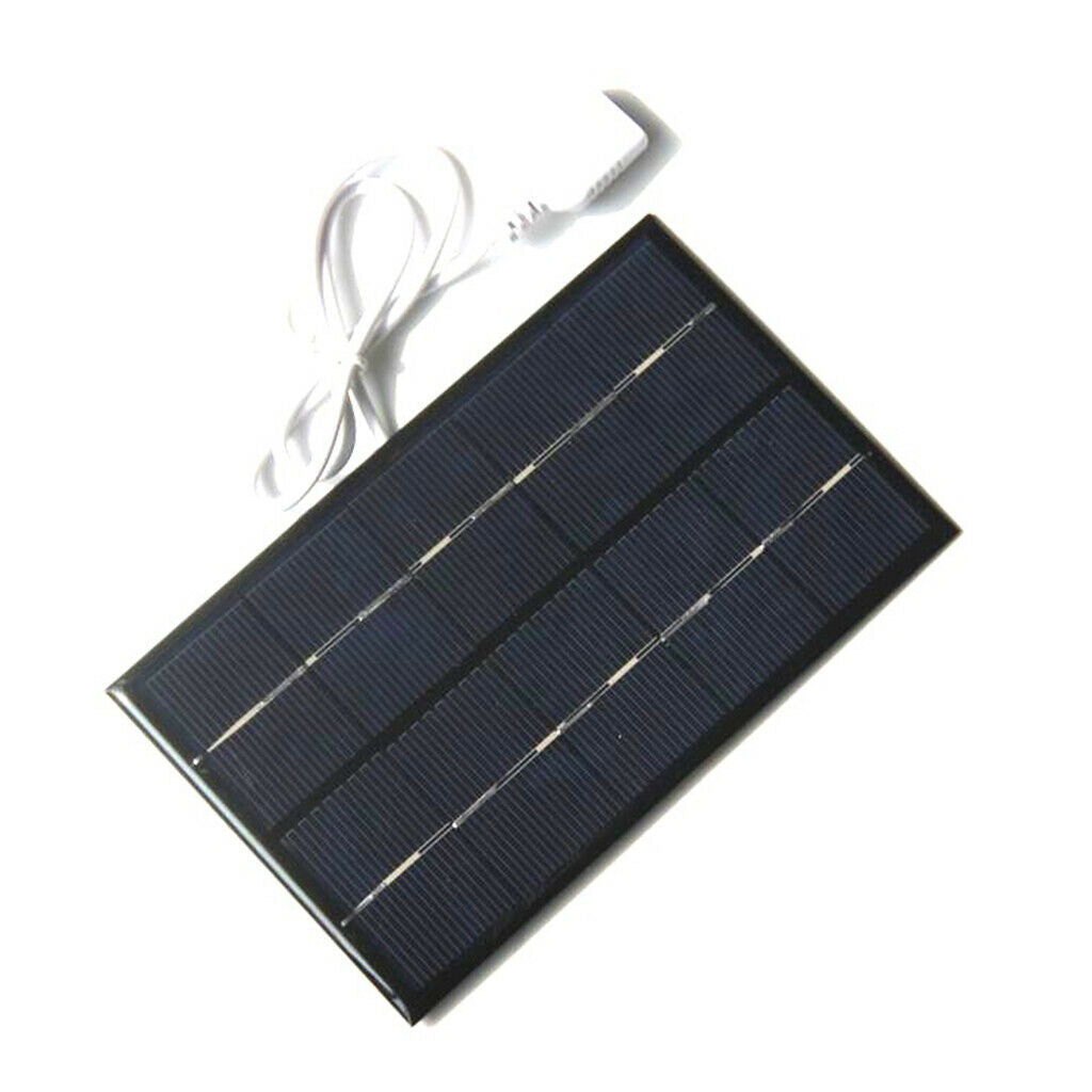 Outdoor Portable 2W 5V Solar Panel Power Bank USB Charger