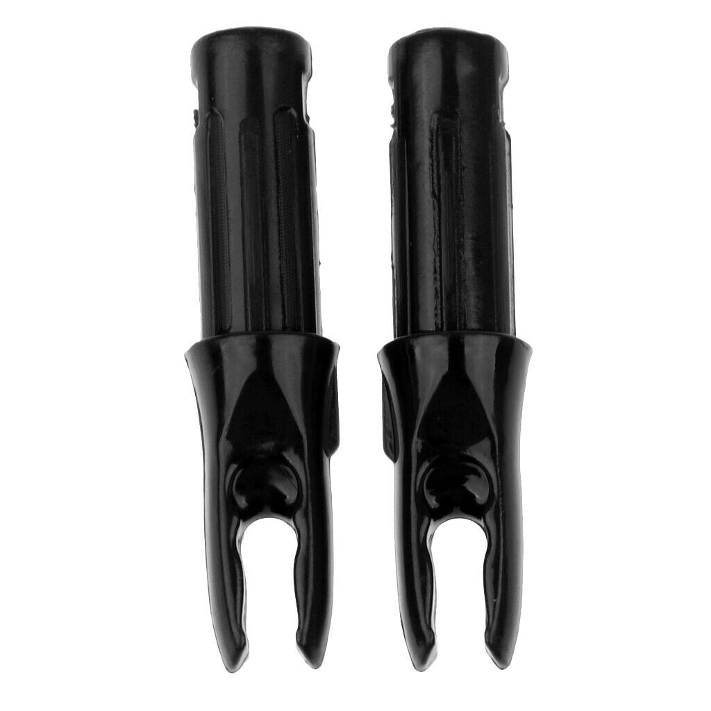 12x arrow nock archery plastic nock for hunting bow black