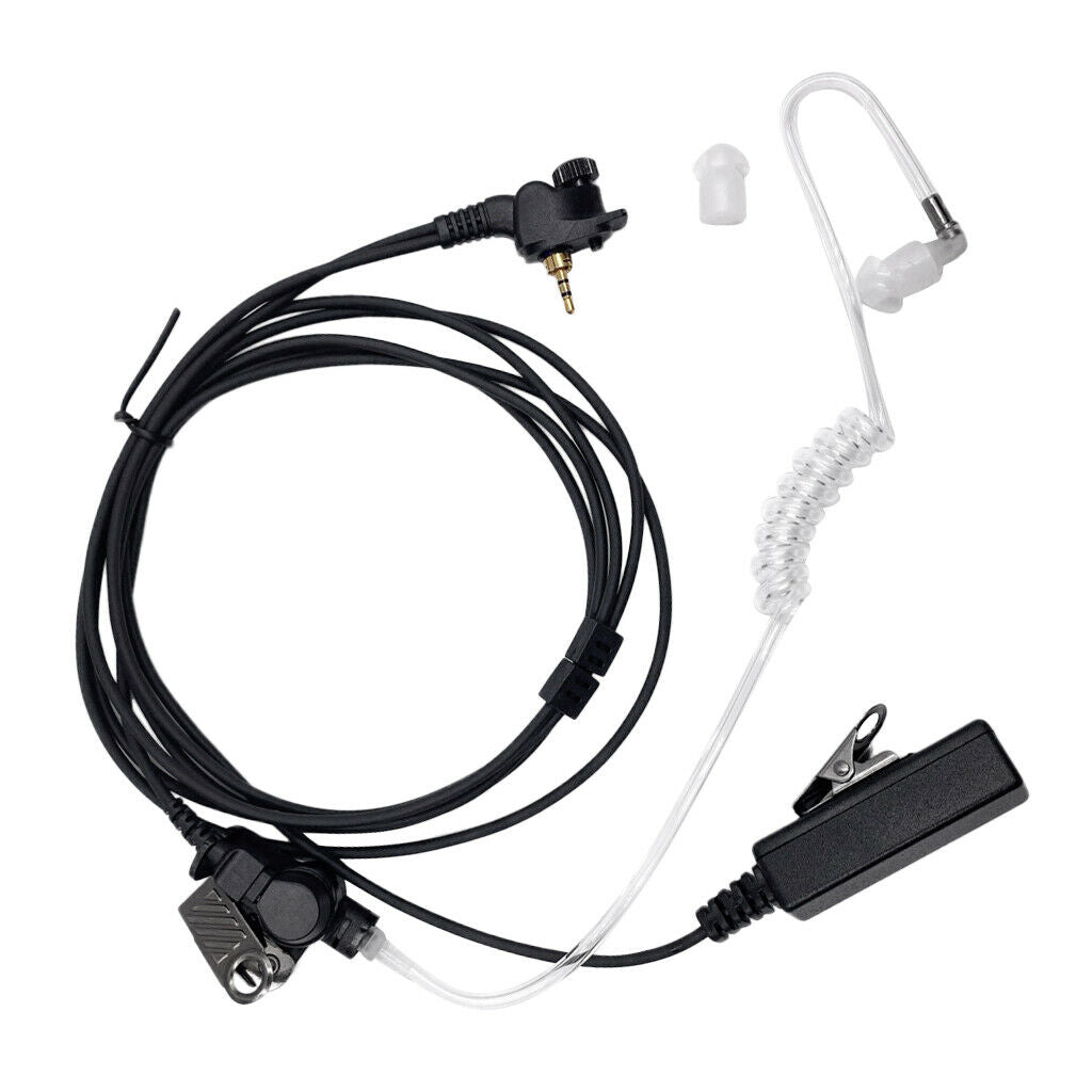 1Pin PTT Mic Covert Acoustic Tube Earphone for MTH600, MTH650,MTP850, MTS850
