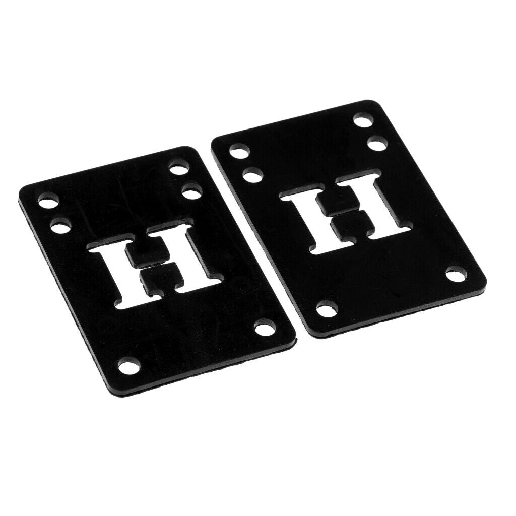 2Pcs Rubber Skateboard Riser Shock Pads 1/8 3mm reduce vibrations and dampen