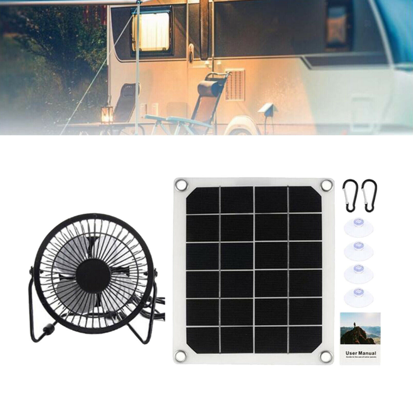 10W Solar Panels Boat PV Module for Planting Camping Tourism Airplanes Light