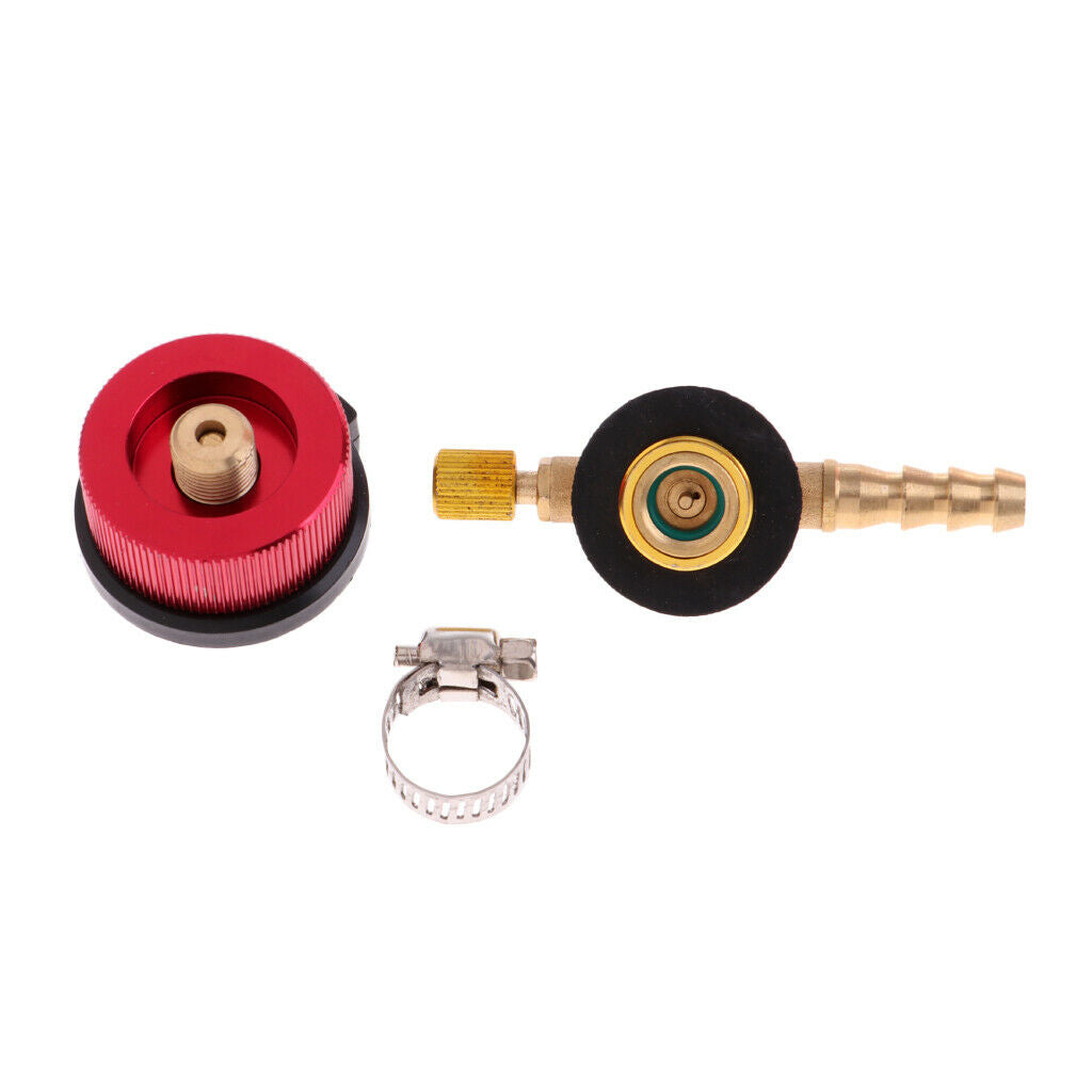 Outdoor Gas Stove Tank Propane Refill Adapter Switch Cylinder Hose
